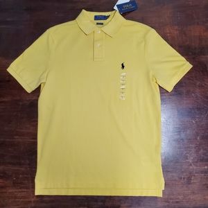 Polo Ralph Lauren Men's Yellow Polo Shirt New